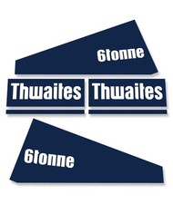 Thwaites Dump Truck Decal set