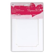 Papermania 7 x 5-inch 300 gsm Photo-Fit Tri Fold Aperture Cards and Envelopes,