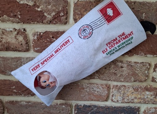 Naughty elf arrival envelope - elf,