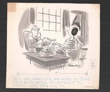 ORIG ARTWORK CARTOON FOR PUNCH