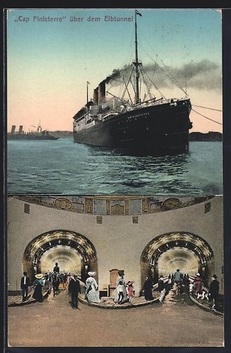 Postcard the passenger - the, ship