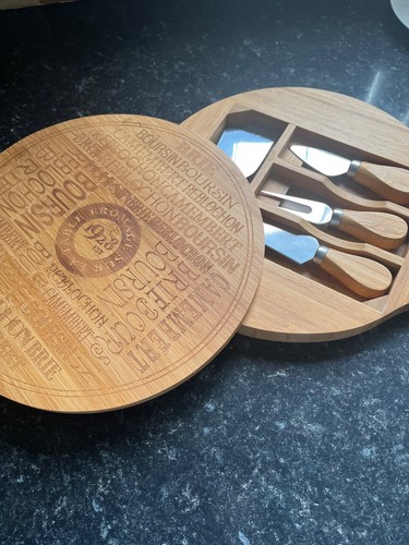 Cheese knife set wooden - set,
