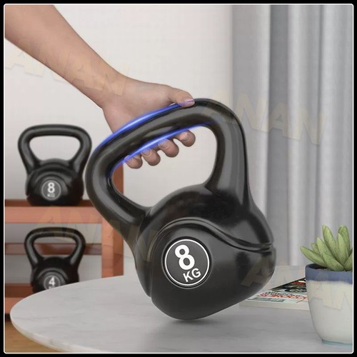 Vinyl kettlebell weight set - vinyl,