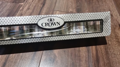Vintage crown silver tumbler - crown,