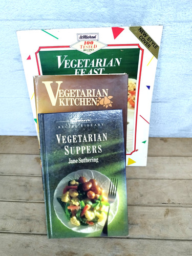 Vintage vegetarian cookbooks - vintage,