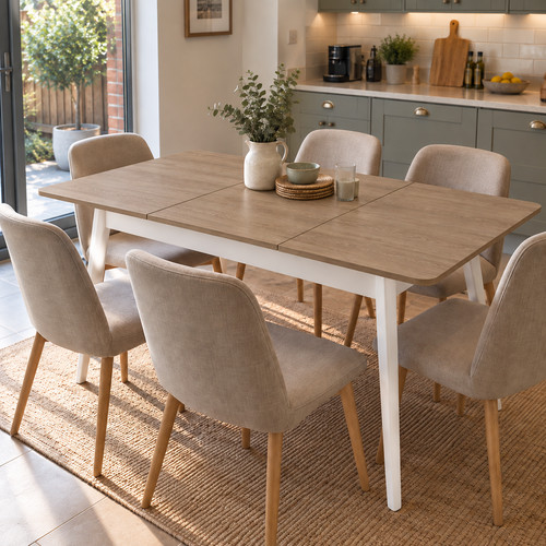 Extending dining table - dining,