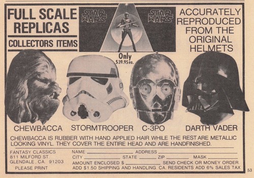 Star wars full scale - scale, replica