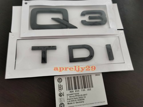 Glossy black tdi - black, badge