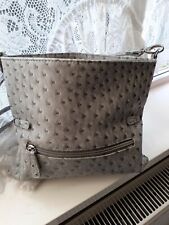 Boscha Cross Over Shoulder Bag Light Grey Vgc