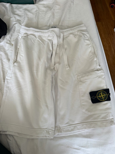 Stone island white cargo - island,