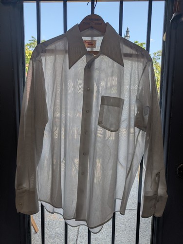 Vtg sheer white arrow - vtg,