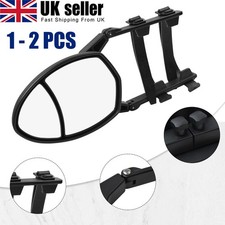Caravan Towing Mirrors Car Van Wing Extension Blind Spot Flat Glass Dual Lens