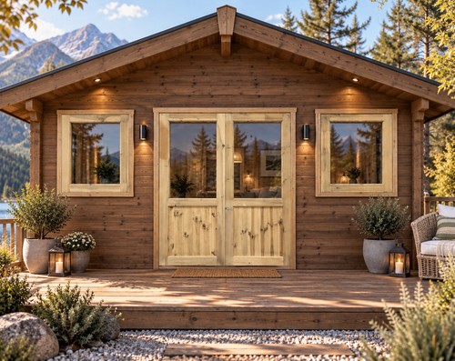Wooden doors - , for