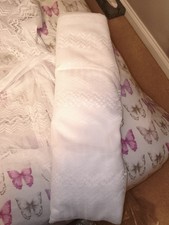 600x155cm White Lace Fabric