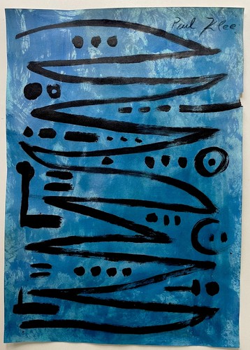 Paul klee original painting - ,