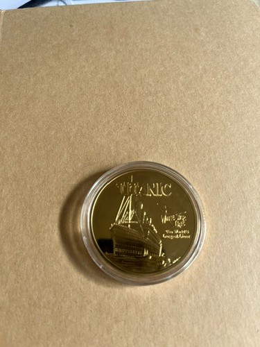 Coin titanic 1912 gold - titanic,