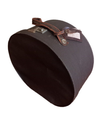 Vintage luggage leather brown - leather,