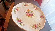 Aynsley Bone China Large Cake Plate in Crocus Shape - Howard Sprays