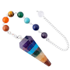 Seven Chakra Pendulum Crystal