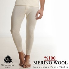 %100 Merino Wool Long Johns