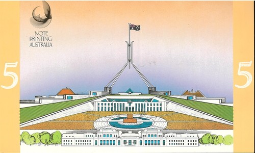 1992 australia 1st last 5 - australia, $5