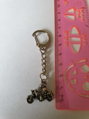 Hells angel biker keyring - hells,