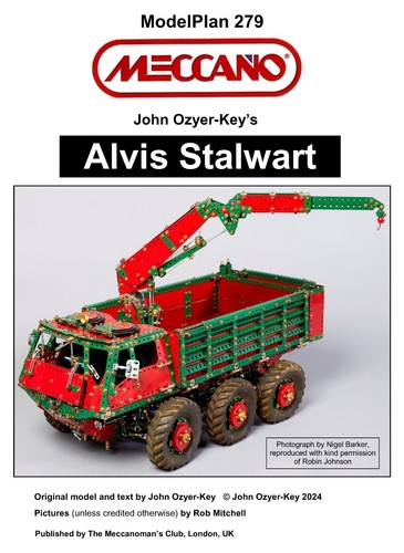 Meccano model plan alvis - meccano,