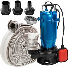 Submersible Sewage Water Pump Pond Drain Flood Septic Sump Cesspool Grinding