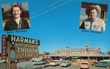 Tempe, Arizona Postcard Harman's Red Barn Restaurant c 1950s   E7