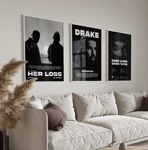 Drake music poster set - drake,