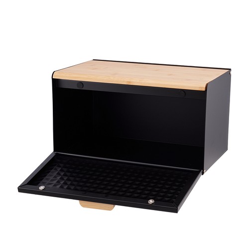 Bread bin with - with, bamboo