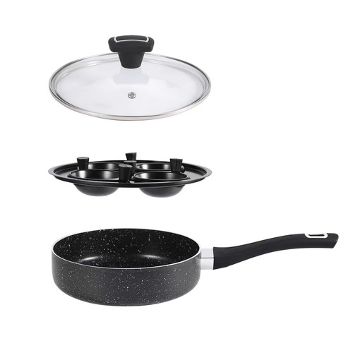 20cm non stick egg poacher - non-stick,