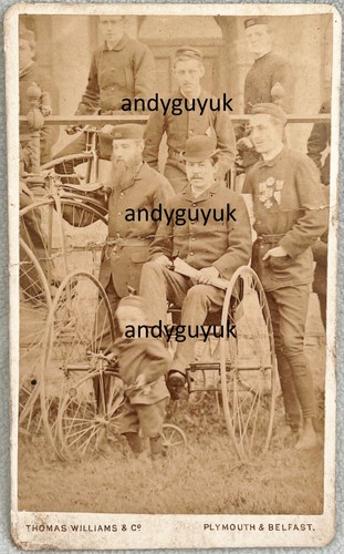 Cdv penny farthing - farthing, bicycle