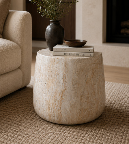 Luxury travertine effect side - travertine,