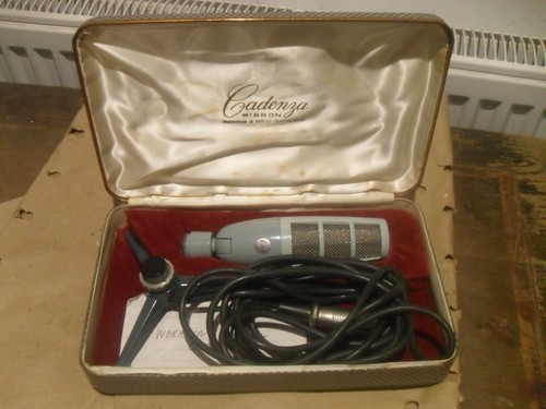 Cadenza ribbon microphone with - ribbon,