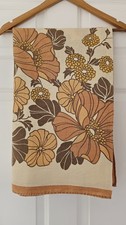 Vintage Floral Fabric 60s 70s