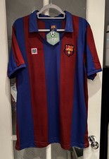 Barcelona  Retro 1982-89 Home Shirt - XL - Retro - 10 Maradona Lineker