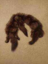 Vintage Real Mink Fur Neck