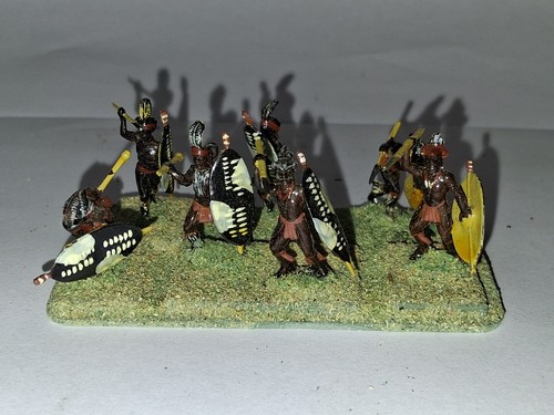 Painted 20mm plastic zulu - 20mm,