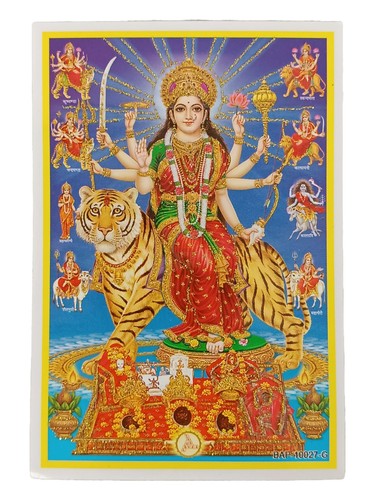 Durga hindu goddess glossy - hindu,