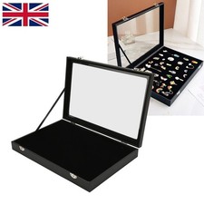 Dustproof Pin Display Case Clear Medal Display Case Frame Badges Pin Jewelry