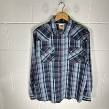 Levis Shirt Mens Large Blue