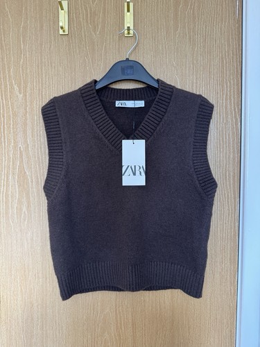 Zara brown neck - zara, knitted