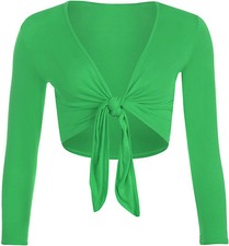 Womens Knot Tie Up Front Shrug