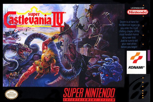 Super castlevania snes box - iv,