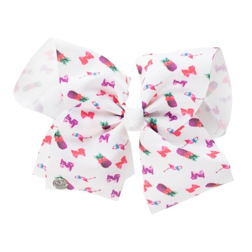 Jojo siwa bow white - white, tropical