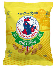 The Original Chicken Crackling "Keto Edition" Lightly Salted  20 x 40 gm - NEW