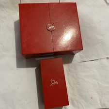 Christian Louboutin Empty Gift RED LOGO Perfume Boxes X2..Good Condition See Pic