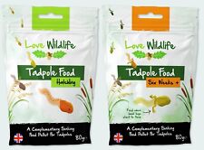 Love Wildlife Tadpole Food 2 x 80g, Frog Food, Wildlife Pond Food, Stage 1 & 2