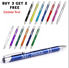 PERSONALISED PEN WITH YOUR MESSAGE - TOP QUALITY LASER ENGRAVED PROMOTIONAL GIFT